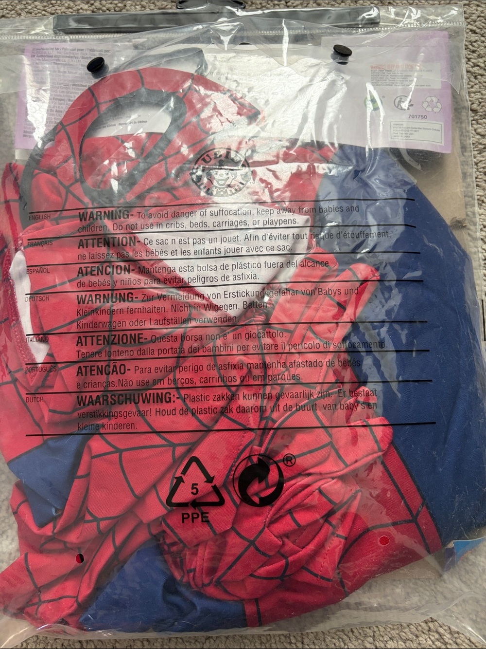 Marvel Spider-Girl Costume - Red, Blue, Black - Picture 3 of 3